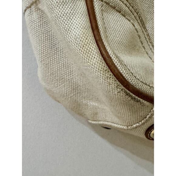 Coach Heritage Bleaker Canvas 1941 Carriage Leatherworks Tote Stripe tattersall - Picture 5 of 16